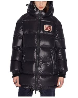 DSquared² Hooded Down Jacket - Blue