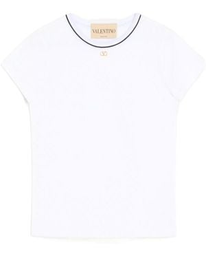Valentino Cotton Jersey T-Shirt - White