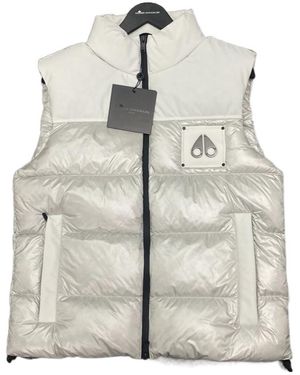 Moose Knuckles High-Necked Down Vest - Gray