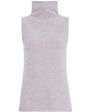 Proenza Schouler Lily Turtleneck Knit Top - Purple