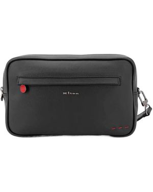 Kiton Zipper Clutch - Black