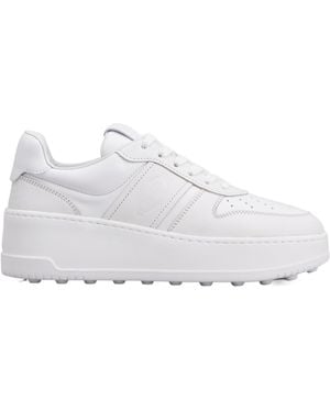 Tod's Round-Toe Lace-Up Trainers - White