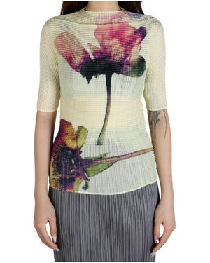 ISSEY MIYAKE◆PRESSED FLORA PLEATS skirt Issey Miyake Pressed Flora Pleats Pencil Skirt - Bergdorf