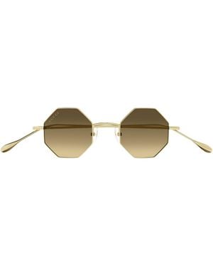 Gucci Eyewear Geometric Frame Sunglasses - Multicolor