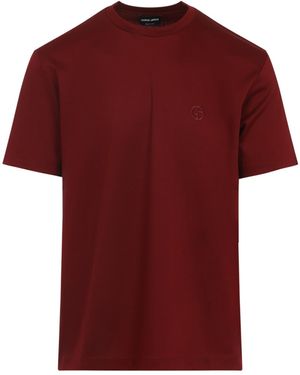 Giorgio Armani Embroidered-Logo T-Shirt