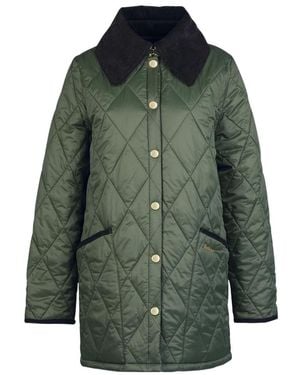 Barbour Modern Liddesdale Logo-Embroidered Quilted Jacket - Green