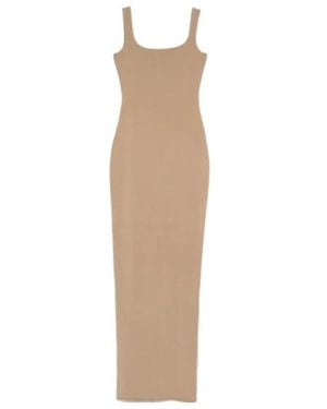Entire studios Square Neck Maxi Dress - Natural