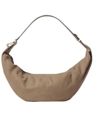 Lemaire Xl Quiver Clip Shoulder Bag - Metallic