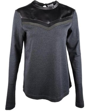 Brunello Cucinelli Stitched Long-Sleeved T-Shirt - Black