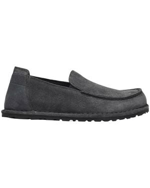 Birkenstock Utti Slip On Suede Leather - Black