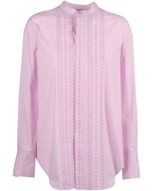 forte_forte Long-Sleeved Shirt - Pink
