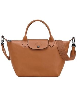 Longchamp Le Pliage Xtra Small Top Handle Bag - Brown