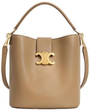 Celine Medium Bucket Louise - Natural