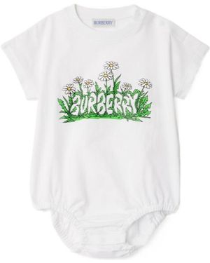 Burberry Daisy Logo-Print Body - White