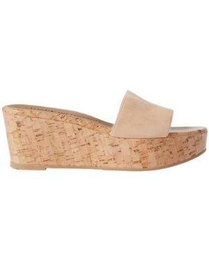 Stuart Weitzman Summer Wedges - Natural