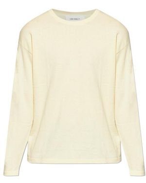Lisa Yang Long-Sleeve Crew-Neck Jumper - Natural