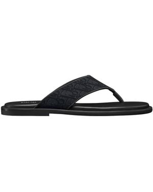 Dior Homme Logo Jacquard Slip-On Sandals - Multicolour