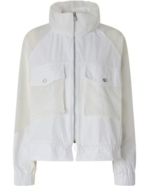 Pinko Beth Transparent Panel Jacket - Gray
