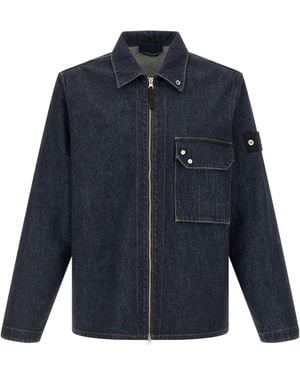 Stone Island Denim Shirt - Blue
