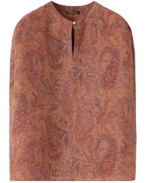 Loro Piana Grete Top - Brown
