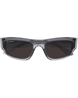 Balenciaga Logo Cat Eye Sunglasses - White
