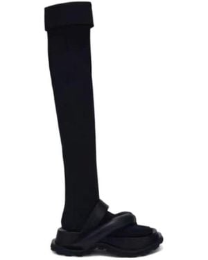 Jil Sander Pinch-Toe Pantyhose Suit - Black