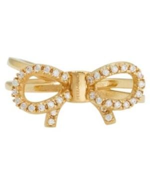 Ferragamo Vara Bow Ring (50Mm) - Metallic
