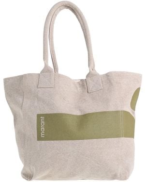 Isabel Marant Printed Canvas Tote Bag - White