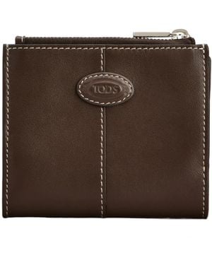 Tod's Zipper Wallet - Brown