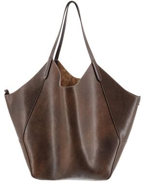 Brunello Cucinelli Double-Handle Handbag - Brown