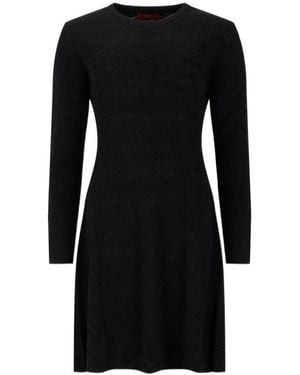 Missoni Long-Sleeved Dress - Black