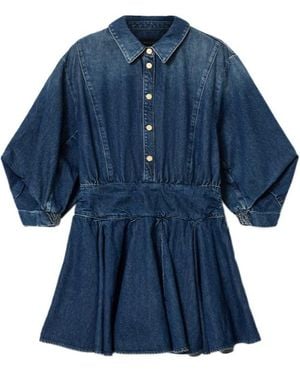 AllSaints Arlo Denim Mini Dress - Blue