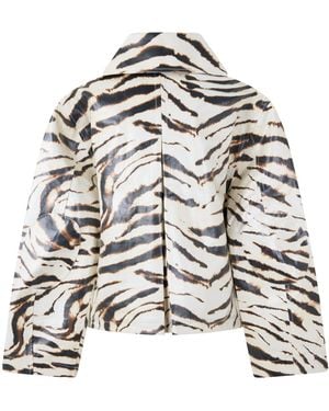 Ganni Canvas Barn Jacket - Multicolor
