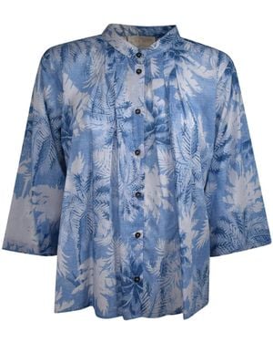 iBlues Printed Pattern Shirt - Blue
