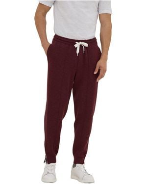 Brunello Cucinelli Drawstring Track Pants - Red