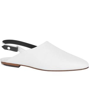 KENZO Slingback Flat Shoes - White