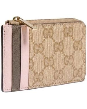 Gucci Small Wallet With Slots - Natural