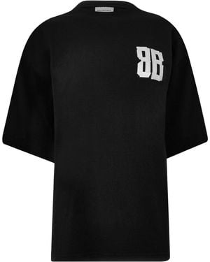 Balenciaga Oversized Short Sleeve Tee - Black