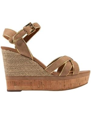Ash Logo Wedges - Brown