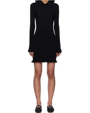 Cecilie Bahnsen Long Sleeve Dress - Black