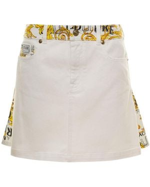 Versace Jeans Couture Couture High-Waist Mini Skirt - Multicolour