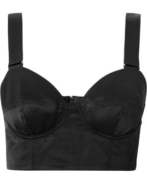 Erdem Corset Bra Top - Black