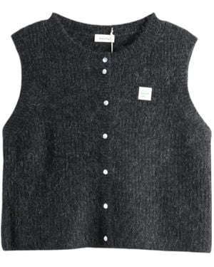 American Vintage Sleeveless Knit Top - Black