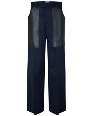 Bottega Veneta Pocket Detail Track Trousers - Blue
