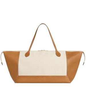 Celine Cabas Frame East West - White