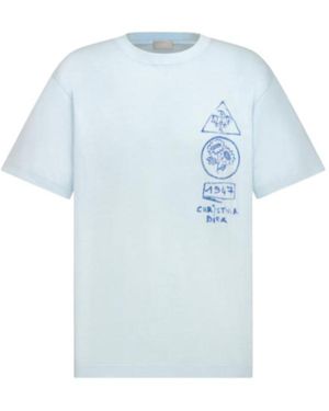 Dior And Hylton Nel T-Shirt, Relaxed Fit in White for Men | Lyst