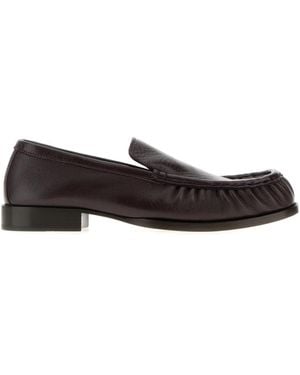Dries Van Noten Round-Toe Loafers - Brown