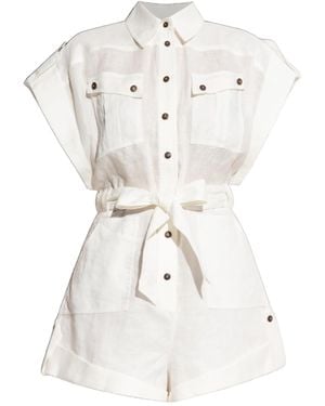 Zimmermann Rhiannon Playsuit - White