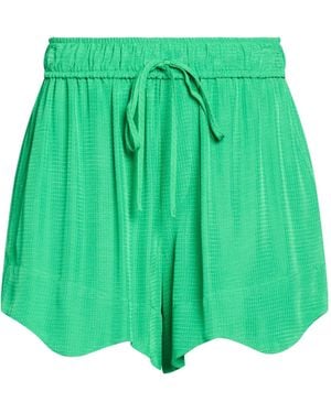 Ganni Shorts Bermuda - Green