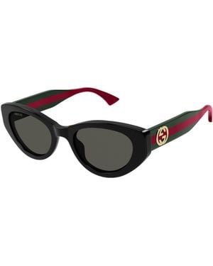 Gucci Eyewear Cat-Eye Frame Sunglasses - White